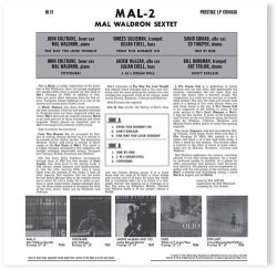 画像2: 180g重量盤LP MAL WALDRON SEXTET マル・ウォルドロン・セクステット / Mal/2