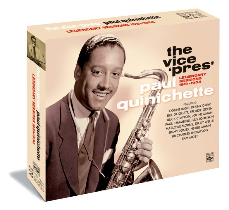 【FRESH SOUND】2枚組CD  The Vice 'Pres' Paul Quinichette ポール・クイニシェット /  Legendary Sessions 1951-1954; The Mercury, EmArcy, Dale & Decca Recordings