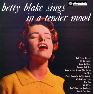 画像: CD BETTY BLAKE ベティ・ブレイク /  BETTY  BLAKE  SINGS  IN  A  TENDER  MOOD  テンダー・ムード