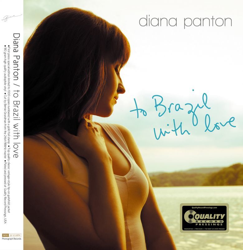 完全限定輸入盤 180g重量盤LP DIANA PANTON ダイアナ・パントン / To Brazil with Love（邦題：フェリシダージ）