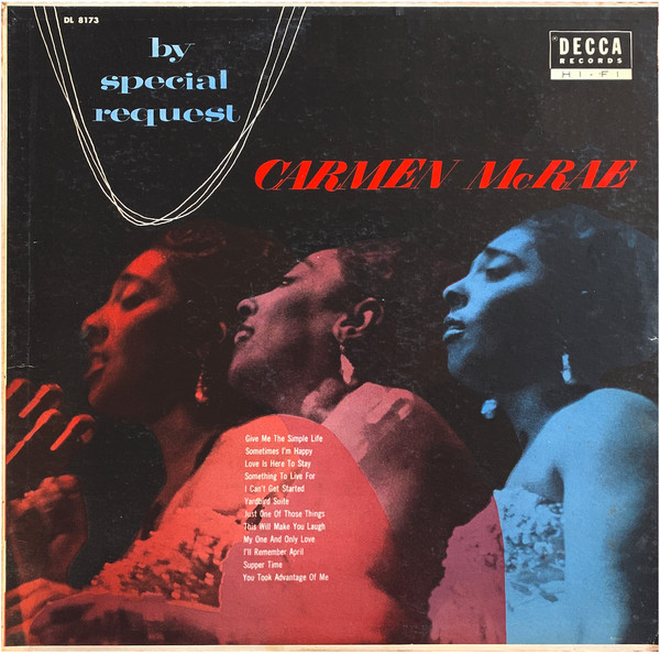 完全限定輸入復刻 180g重量盤LP CARMEN McRAE カーメン・マクレエ