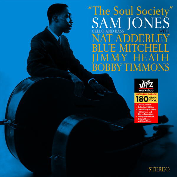 【JAZZ WORKSHOP】180g重量盤限定盤LP Sam Jones サム・ジョーンズ / The Soul Society